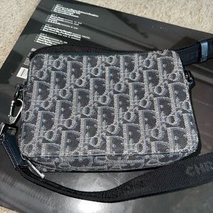 Authentic Christian Dior pouch with strap